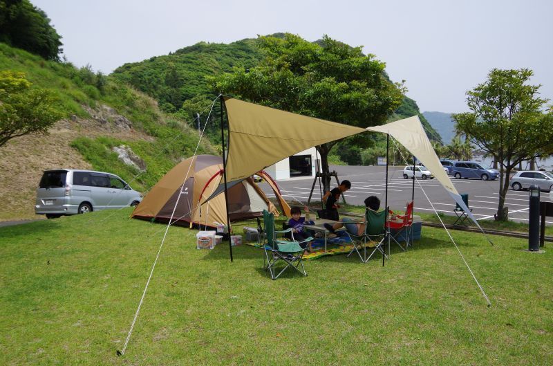 栄松ビーチキャンプ場 我が家のアウトドアライフとキャンプ道具